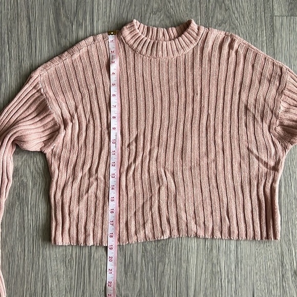 American Eagle Light Pink Sweater Size S - Picture 5 of 6